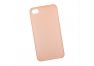 Защитная крышка для Apple iPhone 4, 4s супертонкая 0,3 мм, оранжевая, матовая, прозрачный бокс