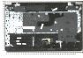 Клавиатура (топ-панель) для ноутбука Samsung RC710 черная с серым топкейсом