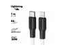 USB кабель HOCO X21 Plus Silicone Type-C – Lightning 8-pin 3А PD20W силикон 1м (белый)