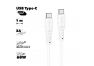 USB-C кабель HOCO X67 Nano Type-C 3А PD 60W силикон 1м (белый)