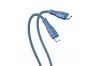 USB-C кабель HOCO X67 Nano Type-C 3А PD 60W силикон 1м (синий)