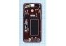 Дисплей (экран) в сборе с тачскрином для Samsung Galaxy S9+ (Plus) SM-G965F красный с рамкой (Premium SC LCD)