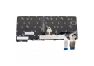 Клавиатура для ноутбука Lenovo ThinkPad X13 Gen 3 черная с подсветкой и трекпойнтом