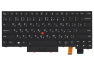 Клавиатура для ноутбука Lenovo Thinkpad T470 черная с подсветкой и трекпойнтом