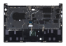 Клавиатура (топ-панель) для ноутбука Huawei MateBook D14 NobelM-WFQ9B черная с серым топкейсом