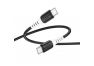 USB-C кабель HOCO X82 Type-C 3А PD60W силикон 1м (черный)