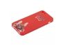 Силиконовый чехол "LP" для iPhone 5/5s "PUG!" Французкий бульдог Сережа (красный)