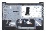 Клавиатура (топ-панель) для ноутбука Lenovo V15-IGL черная с черным топкейсом