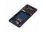 Дисплей (экран) в сборе с тачскрином для Samsung Galaxy S21 5G SM-G991B черный с рамкой (Premium LСD)