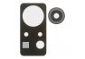 Стекло камеры для Infinix Note 11 (X663B) без рамки (черное)
