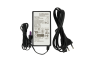 Блок питания (сетевой адаптер) для принтера HP Deskjet F4210, F4230, F4235, F4240 32V 625ma розовый разъем 3 пина 2 контакта, черный с сетевым кабелем