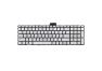 Клавиатура для ноутбука HP Pavilion 15-ab 15-ab000 15-cb 15z-ab100 серебристая с подсветкой без рамки