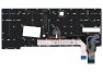 Клавиатура для ноутбука Lenovo ThinkPad T14s gen 2 черная с подсветкой