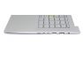 Клавиатура (топ-панель) для ноутбука Asus VivoBook X513E серебристый с серебристым топкейсом