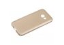 Защитная крышка LP для Samsung Galaxy A3 2017 ультратонкая Soft Touch золотая