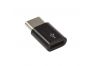 Переходник Micro USB на USB Type-C черный, европакет