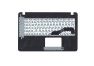 Клавиатура (топ-панель) для ноутбука Asus X540SC черная с красным топкейсом ODD