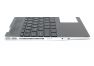 Клавиатура (топ-панель) для ноутбука HP 15-DQ черная с черным топкейсом, с подсветкой