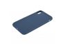 Силиконовый чехол "LP" для iPhone X "Silicone Dot Case" (синий/коробка)