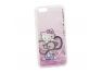 Защитная крышка Hello Kitty для iPhone 6, 6s 3D прозрачная