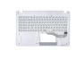 Клавиатура (топ-панель) для ноутбука Asus X540 белая с белым топкейсом