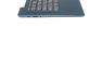 Клавиатура (топ-панель) для ноутбука Lenovo Ideapad 5-14IIL05  Type-C серая с синим топкейсом