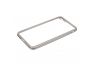 Силиконовый чехол LP для Apple iPhone 7 Plus TPU прозрачный с серебряной хром рамкой, европакет