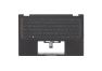 Клавиатура (топ-панель) для ноутбука Asus UX463 черный с коричневым топкейсом