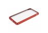 Чехол для iPhone Xs Max REMAX Shield Series Case прозрачное стеко с рамкой (красный)