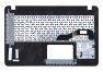 Клавиатура (топ-панель) для ноутбука Asus X540NA 90NB0HG1-R31RU0 черная с золотистым топкейсом