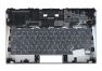 Клавиатура (топ-панель) для ноутбука Sony VAIO SVD13 серебристая с серебристым топкейсом и подсветкой