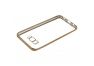 Силиконовый чехол LP для Samsung Galaxy S8 Plus прозрачный с золотой хром рамкой TPU