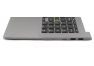 Клавиатура (топ-панель) для ноутбука Asus X521FL черная с серым топкейсом
