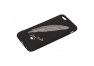 Силиконовая крышка LP для Apple iPhone 6, 6s черная, серебряное перо, европакет