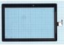 Сенсорное стекло (тачскрин) для Lenovo Tab 10 TB-X103F черное, небольшой скол