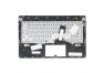 Клавиатура (топ-панель) для ноутбука Asus TF810C черная с серым топкейсом