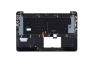 Клавиатура (топ-панель) для ноутбука Asus UX510 черная с серебристым топкейсом