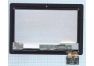 Дисплей (экран) в сборе (матрица LP101WX2(SL)(A1) + тачскрин) для Lenovo Ideatab S2110A-H черный