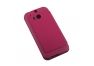 Чехол из эко – кожи PIPILU FIBCOLOR для HTC One M8 раскладной, розовый