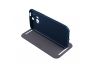 Чехол из эко – кожи PIPILU FIBCOLOR для HTC One M8 раскладной, синий