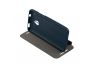 Чехол из эко – кожи PIPILU FIBCOLOR для HTC One mini раскладной, синий