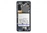 Дисплей (экран) в сборе с тачскрином для Samsung Galaxy S21 5G SM-G991B серый с рамкой и аккумулятором (Premium SC LСD)