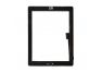 Сенсорное стекло (тачскрин) для Apple iPad 3 с кнопкой Home AAA черный