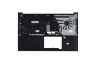 Клавиатура (топ-панель) для ноутбука Asus VivoBook X513UA черная с черным топкейсом