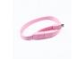 USB кабель LP Micro USB плоский браслет розовый, европакет