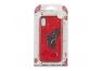 Чехол для iPhone Xs WK-Fancy Diamond Series Case "Бабочка" (красный)