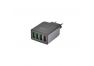 Блок питания (сетевой адаптер) VIXION H6 1xUSB QC 3.0, 3-USB 2A (черный)