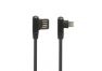 USB кабель "LP" для Apple Lightning 8 pin оплетка Т-порт 1м черный