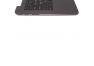 Клавиатура (топ-панель) для ноутбука Asus ZenBook UX305UA черная с серым топкейсом