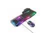 Игровой комплект клавиатура+мышь HOCO GM12 Light and Shadow русская раскладка, RGB подсветка черные